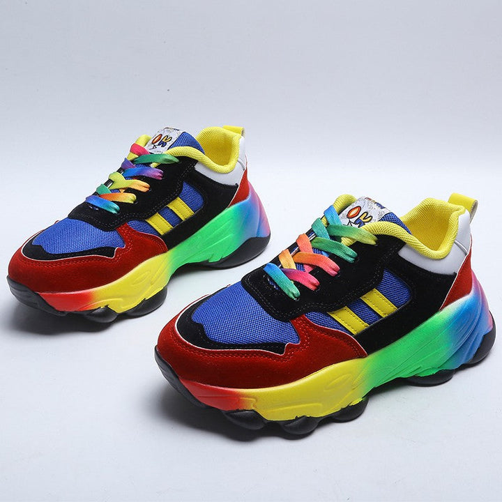 W&W Mode | Regenbogen Orthopädische Turnschuhe