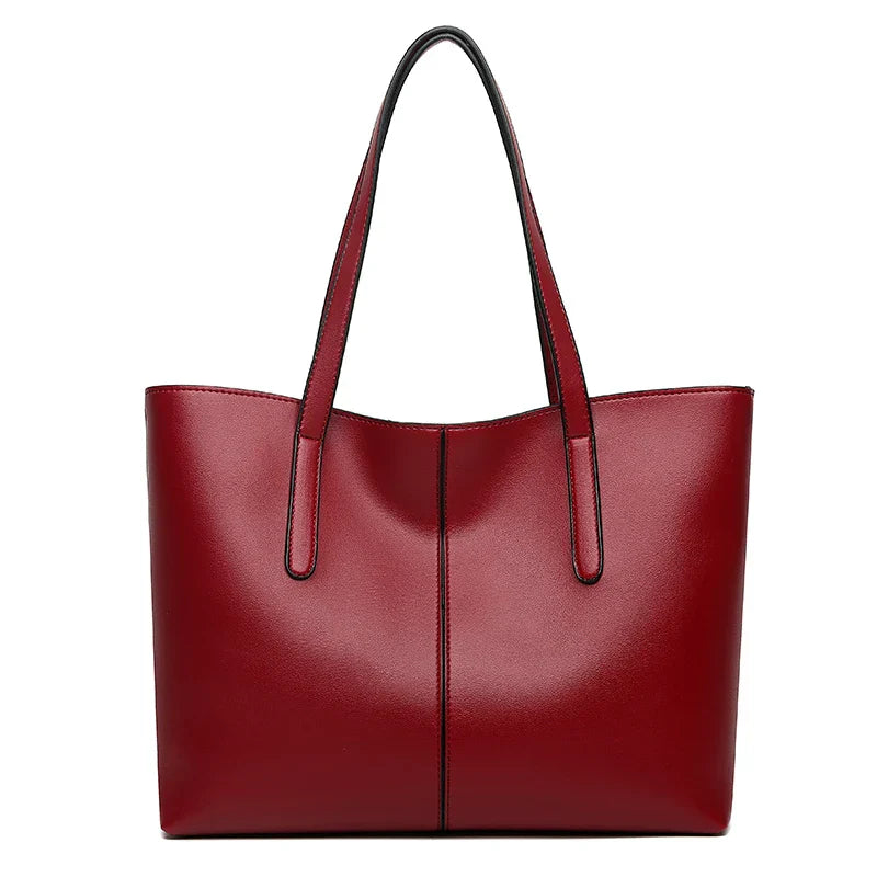 WW | Damen Schultertasche Aus Hochwertigem Pu Leder Mit Großem Fassungsvermögen