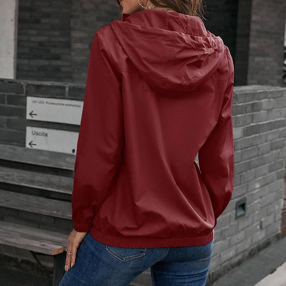 Active Outdoor Regenjacke mit Kapuze - Wasserdicht und winddicht