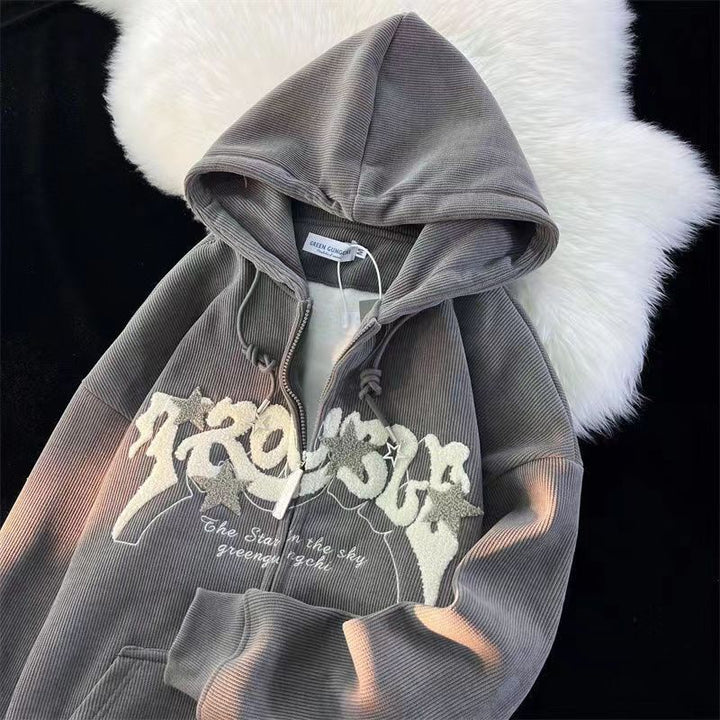 W&W Mode | Bestickter Hoodie