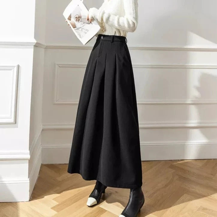 Damen Wollrock für Herbst und Winter