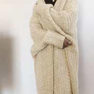 lange Damen Strickjacke für den Herbst