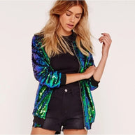 WW | Paillettenmantel Bomberjacke