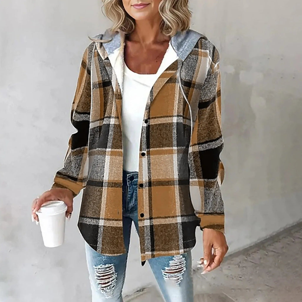 WW | Karierte Herbstjacke für Damen