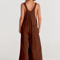 Rosabella™️ - Ärmelloser Jumpsuit mit Weitem Bein