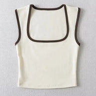 Streetwear Ärmelloses Crop Top