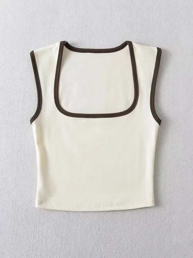 Streetwear Ärmelloses Crop Top