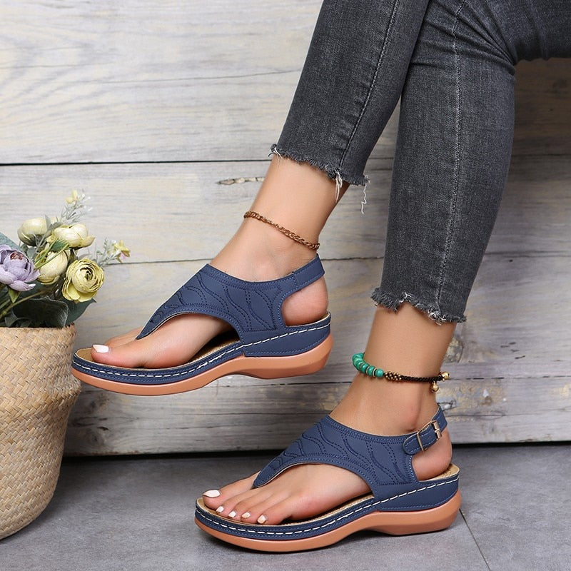 W&W Mode | Damensandalen Mit Ergonomischem Fußbett