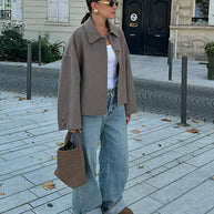 WW | Gepolsterte Halbsaisonjacke Mit Knöpfen