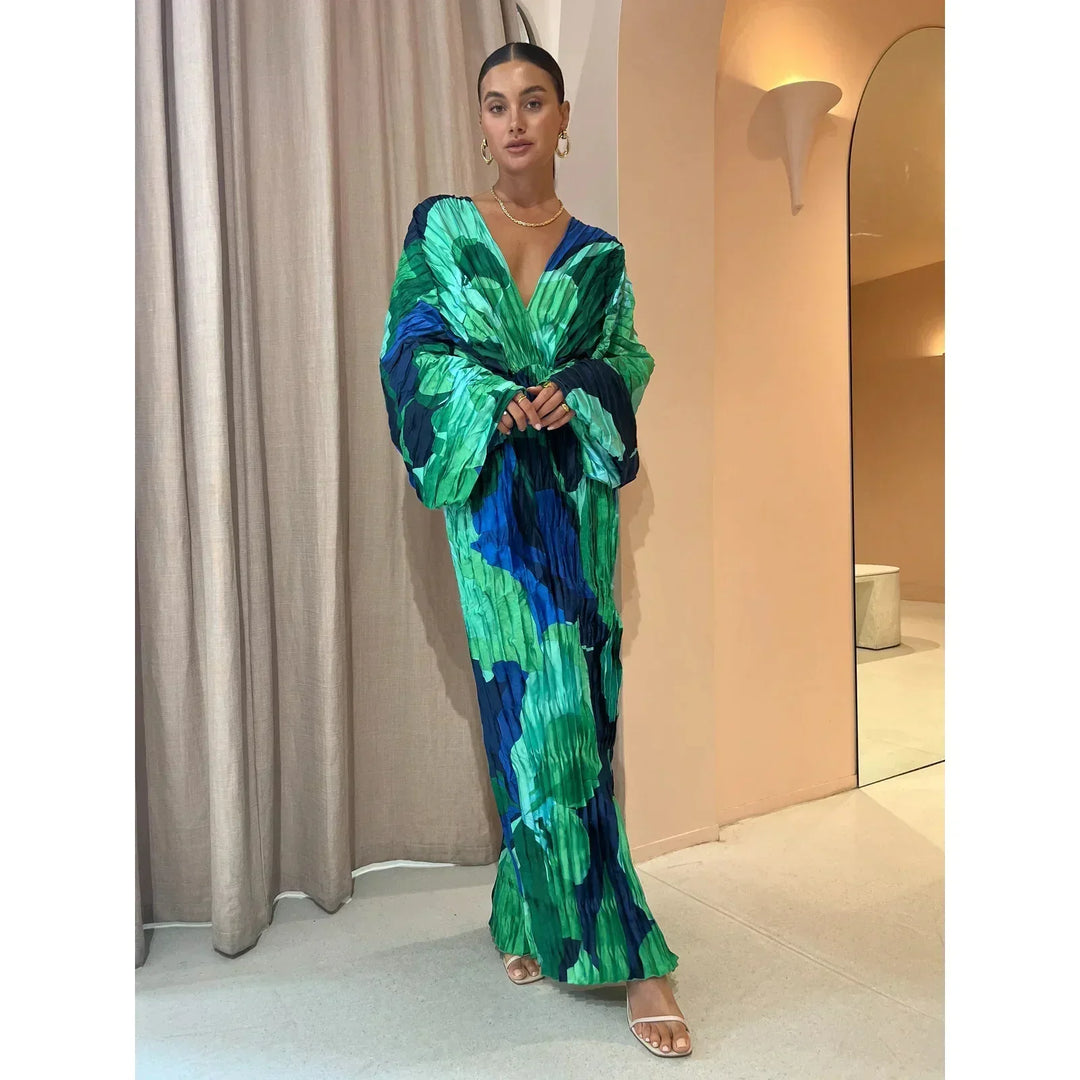 W&W Mode | Elegantes Kleid Mit V-Ausschnitt – Stilvoll Und Schick