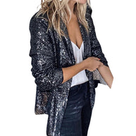 WW | Glänzender Blazer für Damen - Elegant und Glamourös