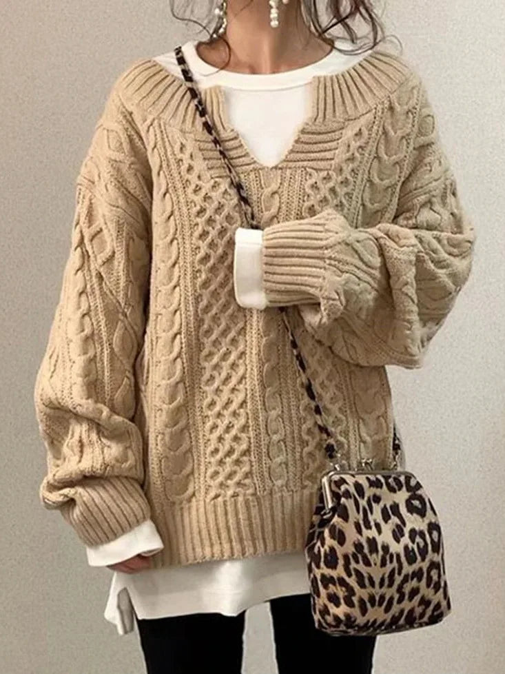 WW | Warmer Damenpullover | Gestrickt
