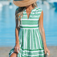 WW | Gestreiftes Midi Kleid
