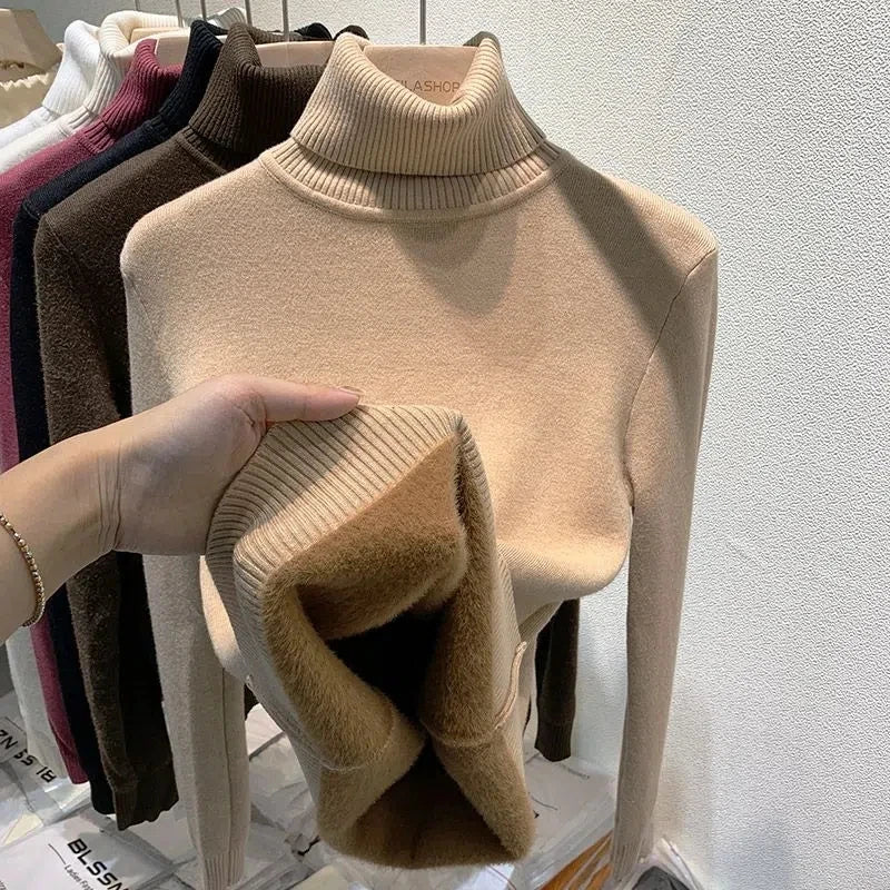 WW | Rollkragenpullover mit weichem Innenfutter
