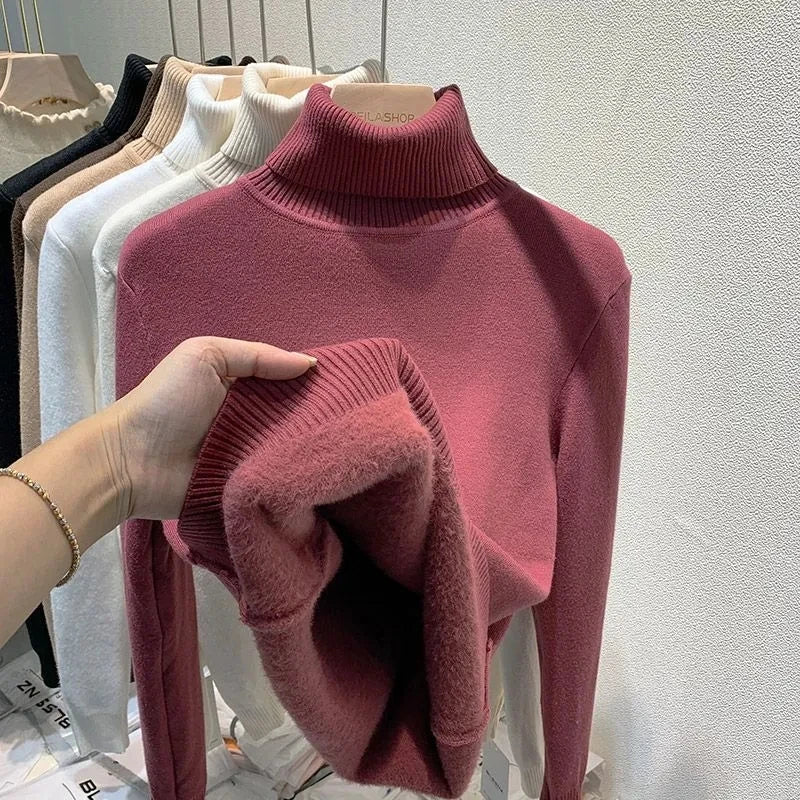 WW | Rollkragenpullover mit weichem Innenfutter