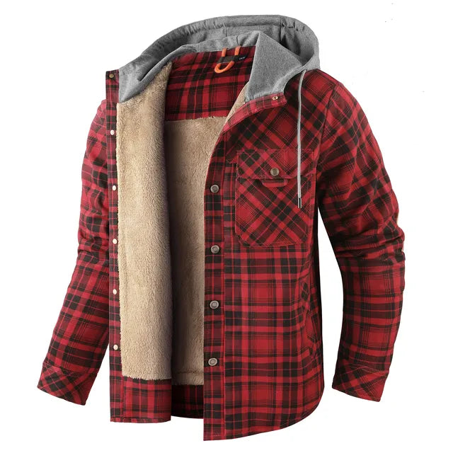 W&W Mode | Lässige Herbst Karierte Hemd Jacke für Unisex