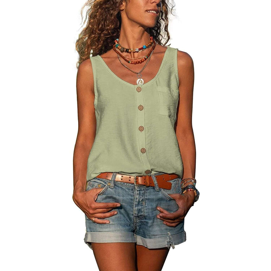 WW | Modisch Elegantes Damen Tanktop