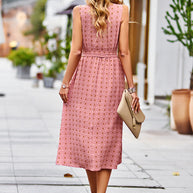 WW | Midi-Kleid mit Punkten