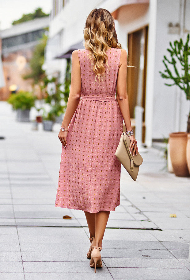 WW | Midi-Kleid mit Punkten