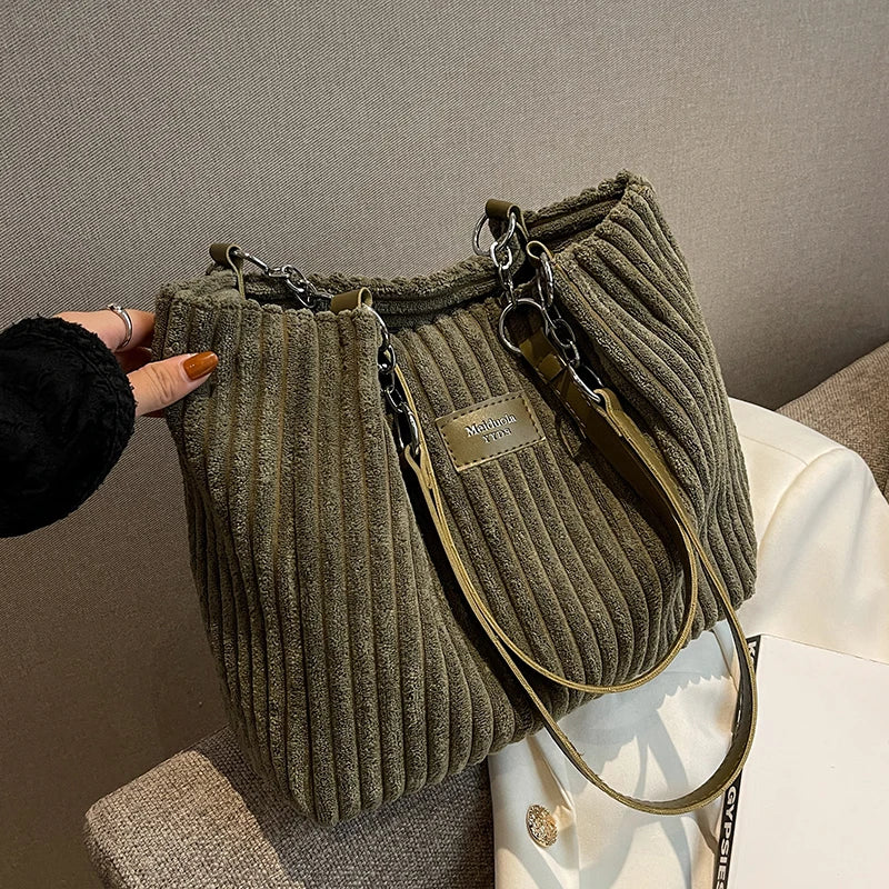 WW | Damen Cord Handtasche