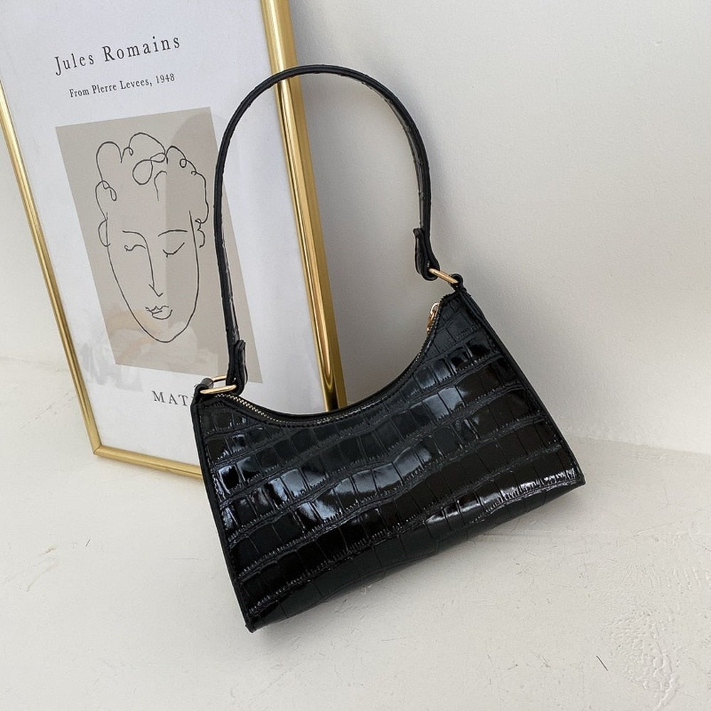 W&W Mode Modische Exquisite Einkaufstasche Tote Schultertaschen Einfarbig Kettentasche für Damen