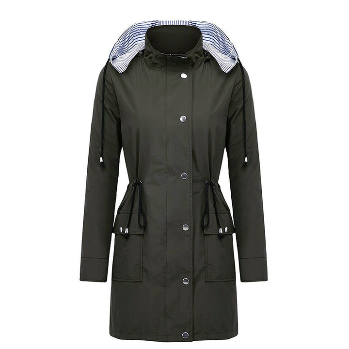 W&W Mode Wonder Hooded Waterproof Long Coat