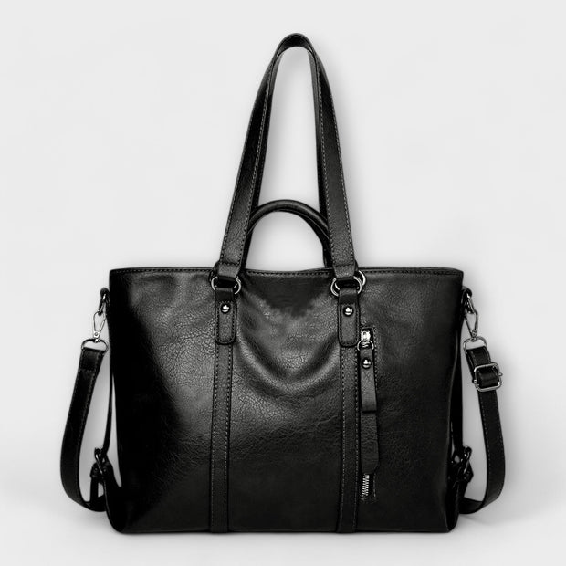 WW | Große Lederhandtasche