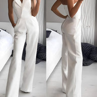 WW | Ärmelloser V-Ausschnitt Overall für Sommer