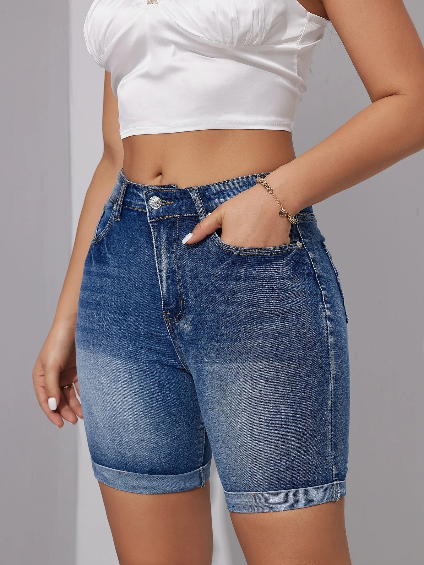 WW | Taille Denim Shorts