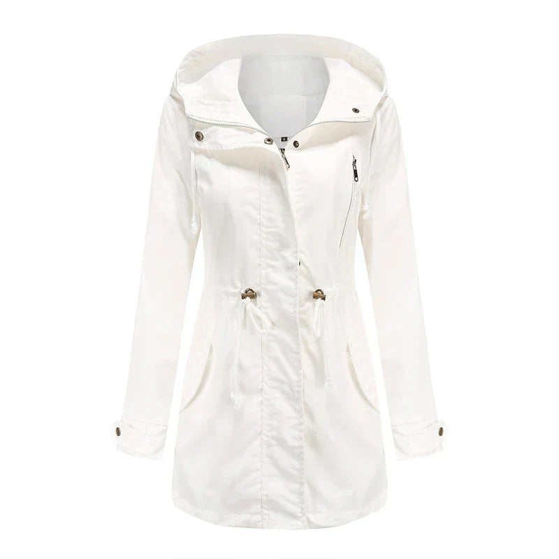 W&W Mode | Baumwoll Trenchcoat Mit Kapuze