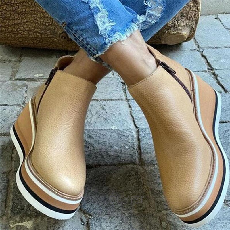 WW | Plateau-Stiefeletten für Frauen