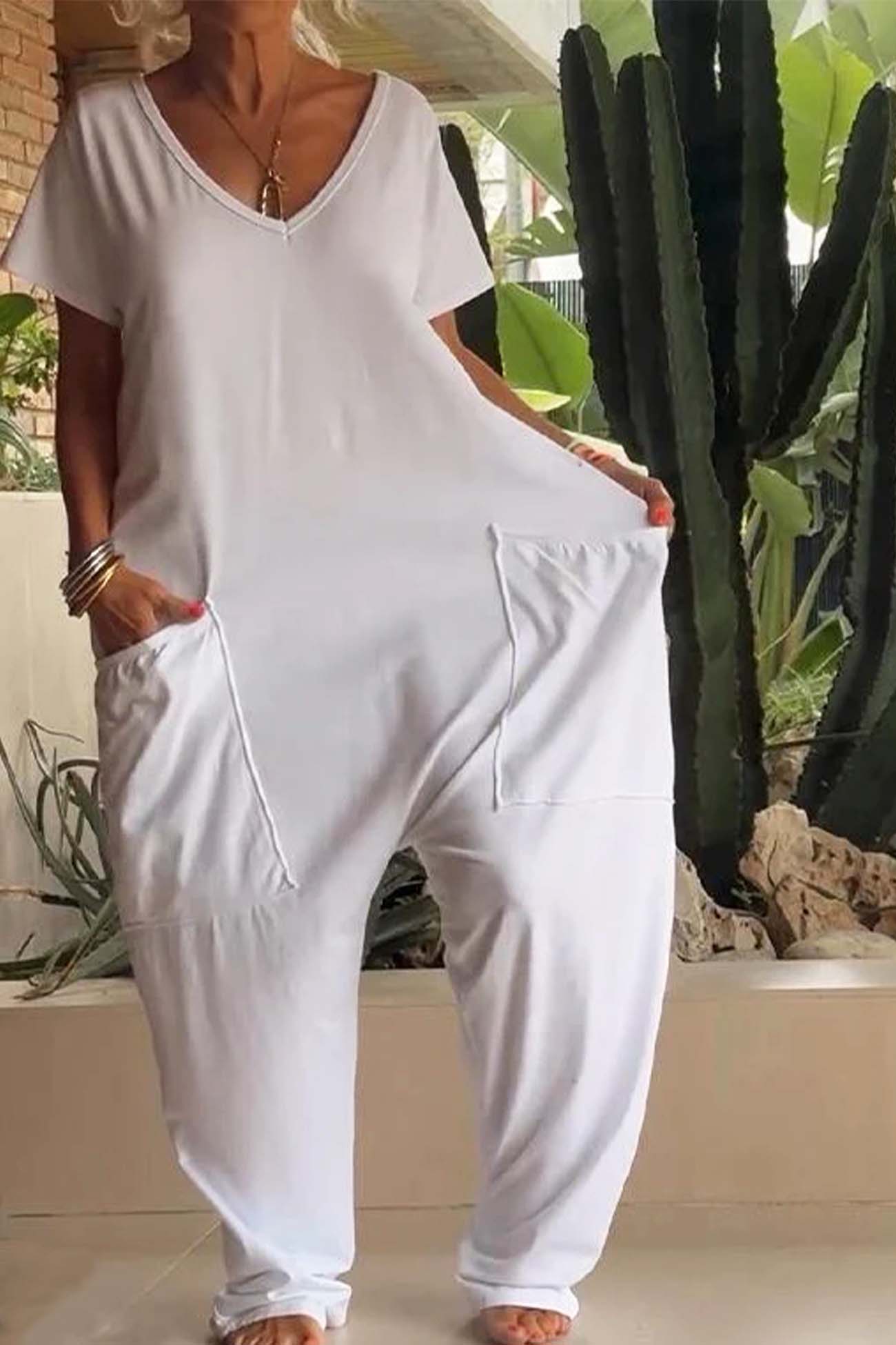 WW | Entspanntes Stil Jumpsuit