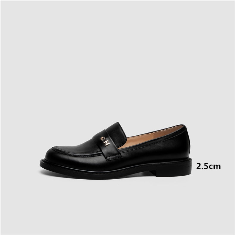 WW | Multi Color Block Echtes Leder Loafer