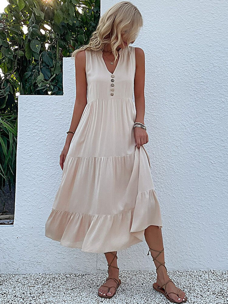 WW | Midikleid Bequem bleiben mit unserem lockeren Midikleid perfekt für jede Gelegenheit