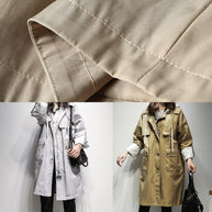 WW | Kapuzenzug Fine Coats Frauen khaki Baumwolle Frauen Mäntel