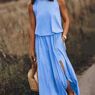 WW | Entspanntes Weißes Maxikleid