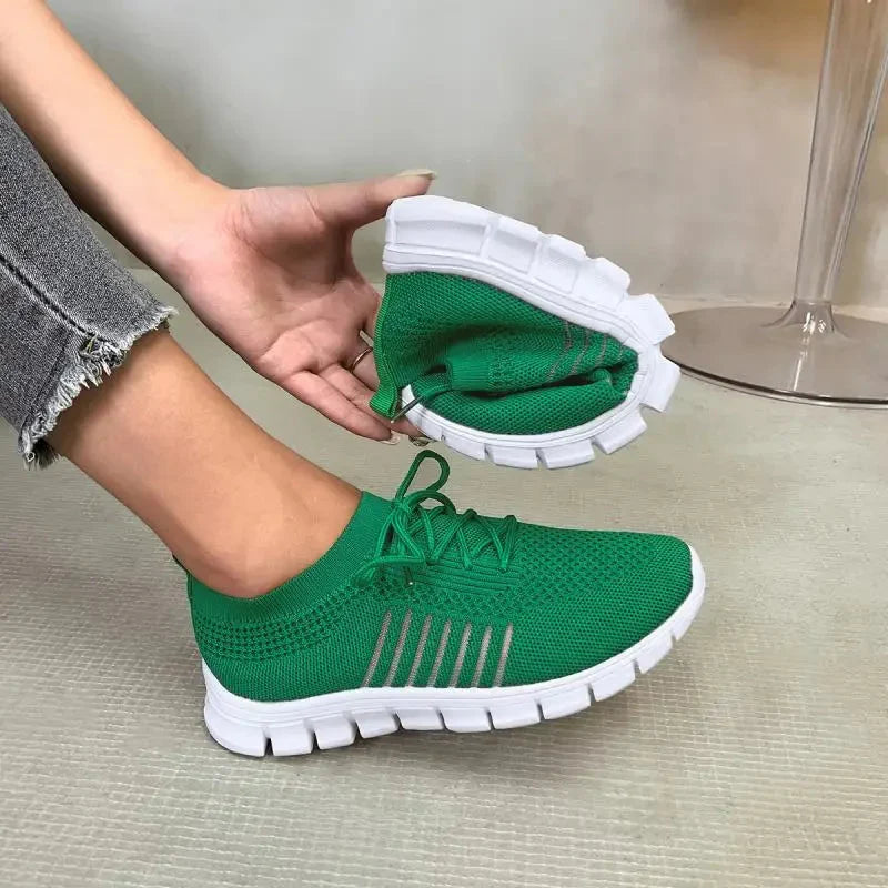 W&W Mode | On Sneakers Orthopädisch Walking Mesh Sneakers Damen Schuhe