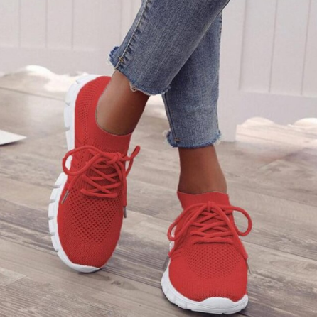 W&W Mode | on Sneakers Orthopädische Wanderschuhe Mesh Sneakers Damenschuhe