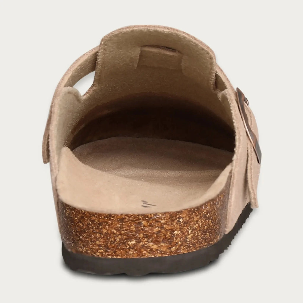 Wolff | aus Wildleder Slip On Kork Sohle Pantoletten Herrenschuhe