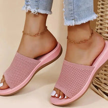W&W - Flache Sandalen für drinnen und draußen