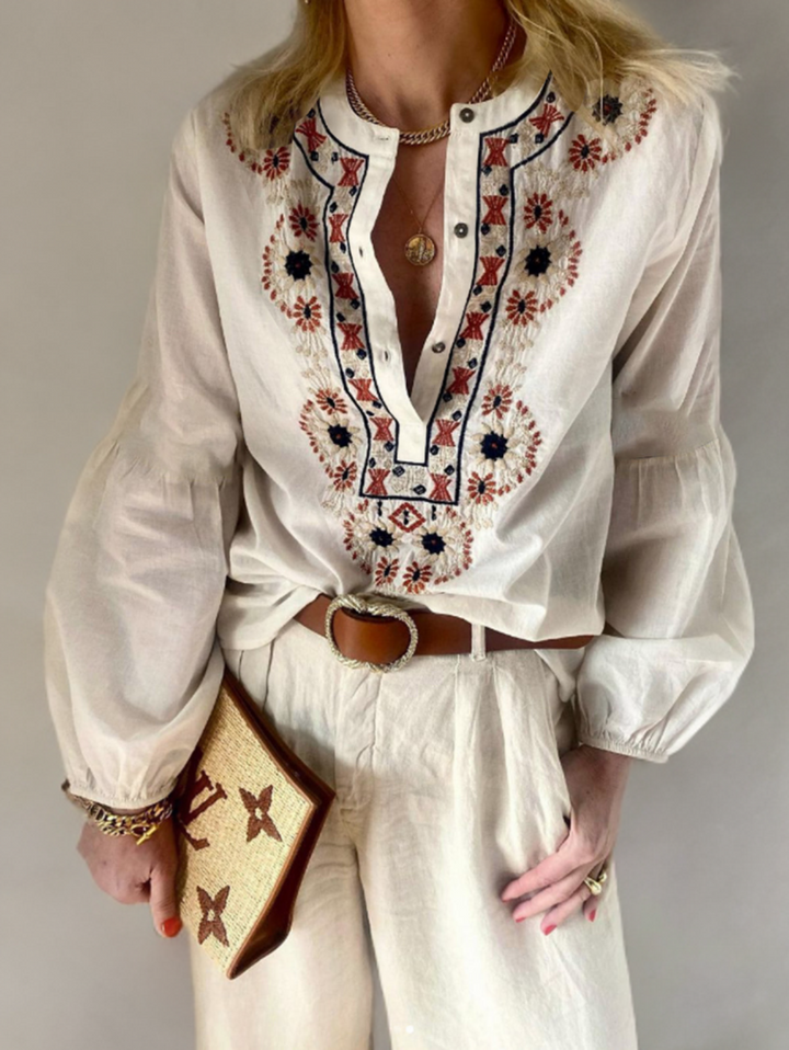 W&W Mode | gestickte Boho-Tunika für Sommergefühle