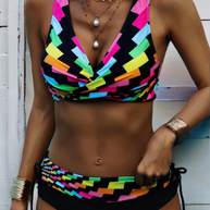 WW | Bunter Bikini Badeanzug