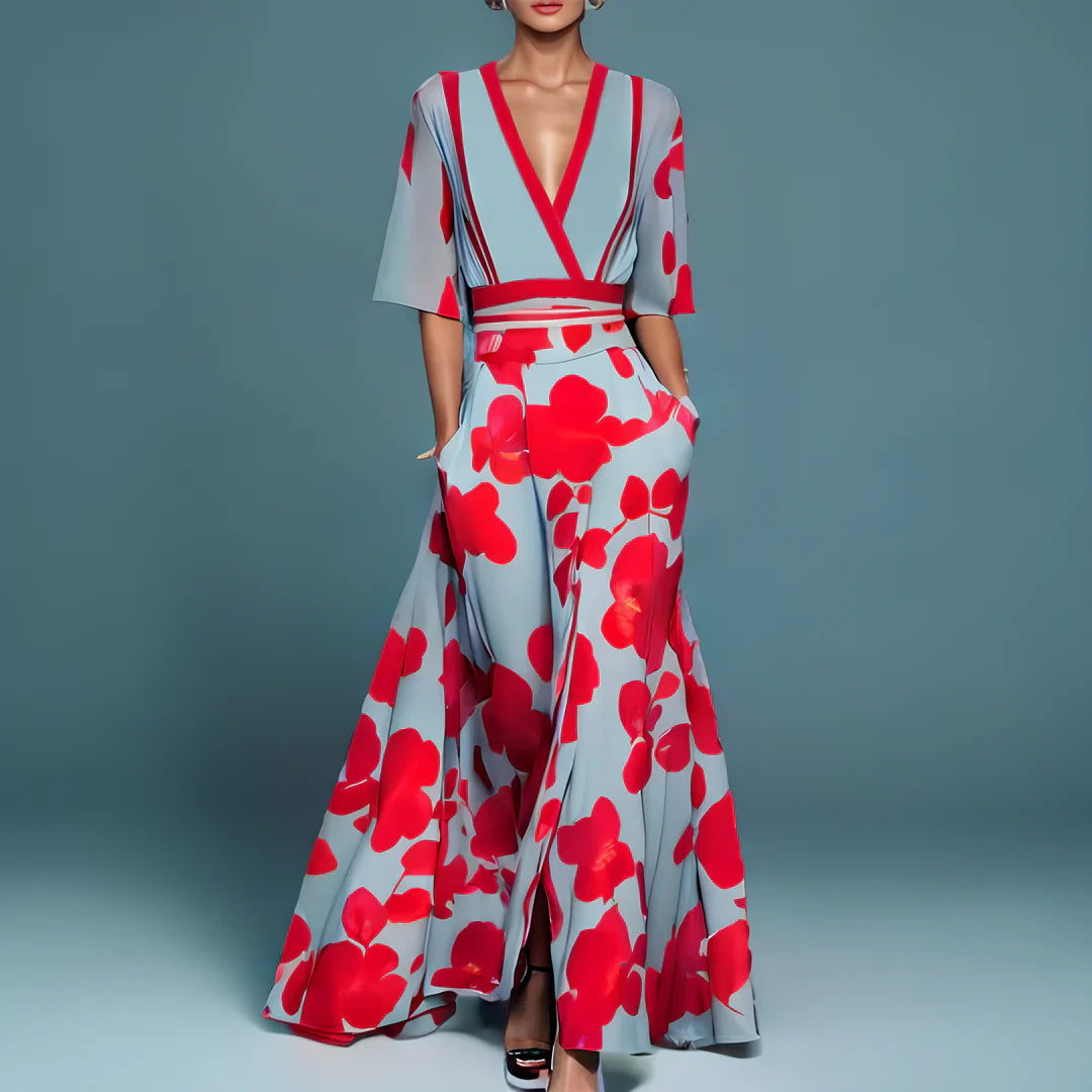 WW | Geblümtes Maxikleid Für Damen