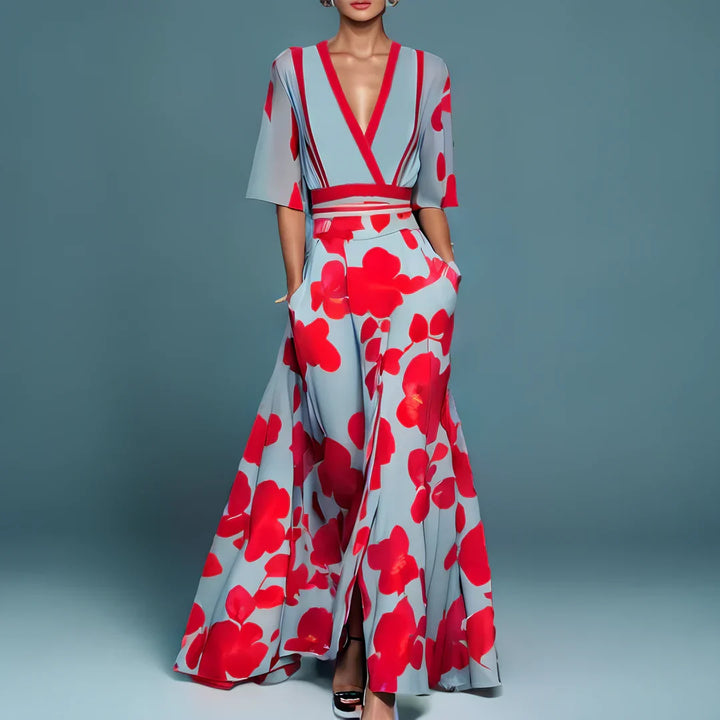 W&W Mode | Geblümtes Maxikleid Für Damen