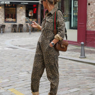 WW | Druck Langarm Jumpsuit