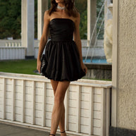 WW | Elegantes Trägerloses Partykleid Für Frauen