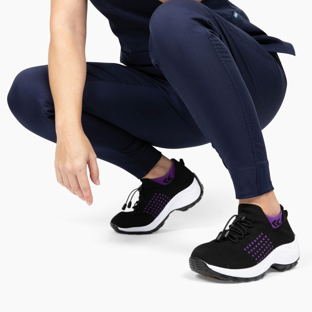 WW | zum Hineinschlüpfen orthopädisch Luftkissen dicke Sohle Damenschuhe