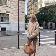 WW | Luxuriöse Leder Shopper