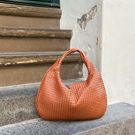 WW - Vintage Umhängetasche damen | Geflochtene Handtasche mit Reißverschluss im Sale