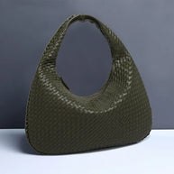 WW - Vintage Umhängetasche damen | Geflochtene Handtasche mit Reißverschluss im Sale